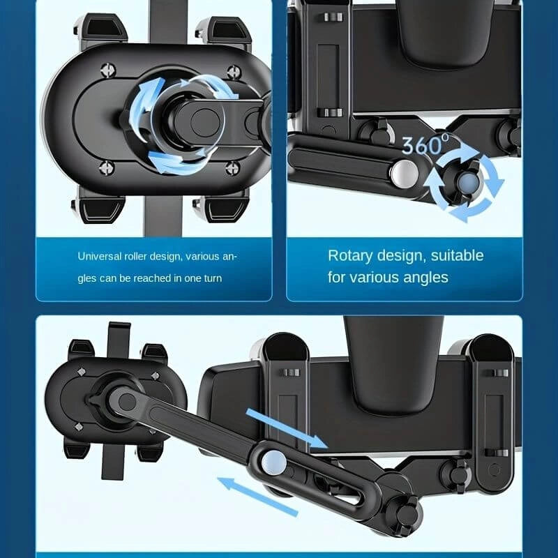 Rearview Mirror Clamp Mobile Holder-حامل الهاتف المحمول المشبك مرآة الرؤية الخلفية-Auto-Emporio-Kuwait.0