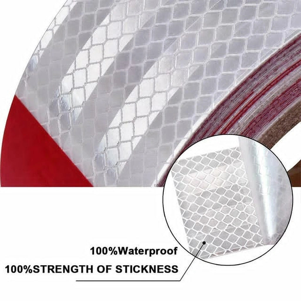 Reflective Warning Tape (2in * 45mtrs)-شريط تحذير عاكس (2 بوصة * 45 مترًا)-Auto-Emporio-Kuwait.0