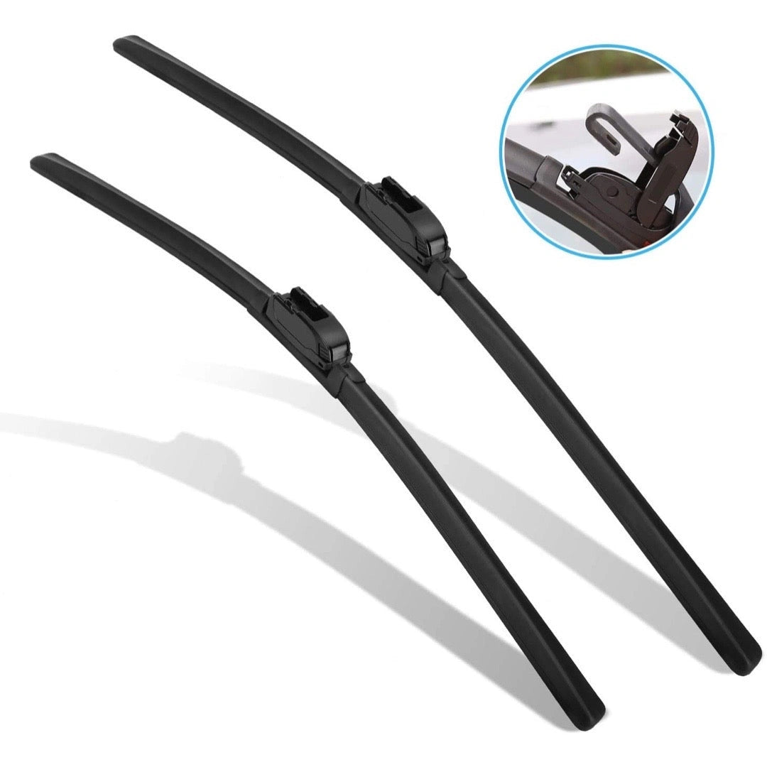 Rubber Car Wiper Blade (2 pcs)-شفرة ممسحة السيارة المطاطية (2 قطعة)-Auto-Emporio-Kuwait.0