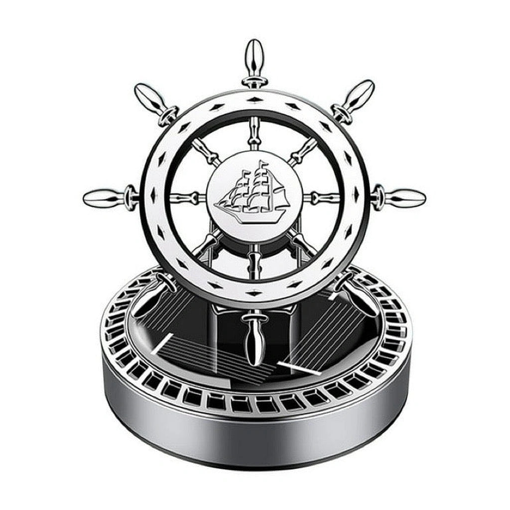 Sailors Rudder Solar Rotating Air Freshener-معطر جو دوار بالطاقة الشمسية من Sailors Rudder-Auto-Emporio-Kuwait.0
