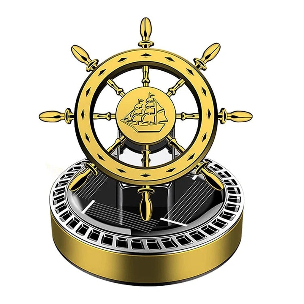 Sailors Rudder Solar Rotating Air Freshener-معطر جو دوار بالطاقة الشمسية من Sailors Rudder-Auto-Emporio-Kuwait.0