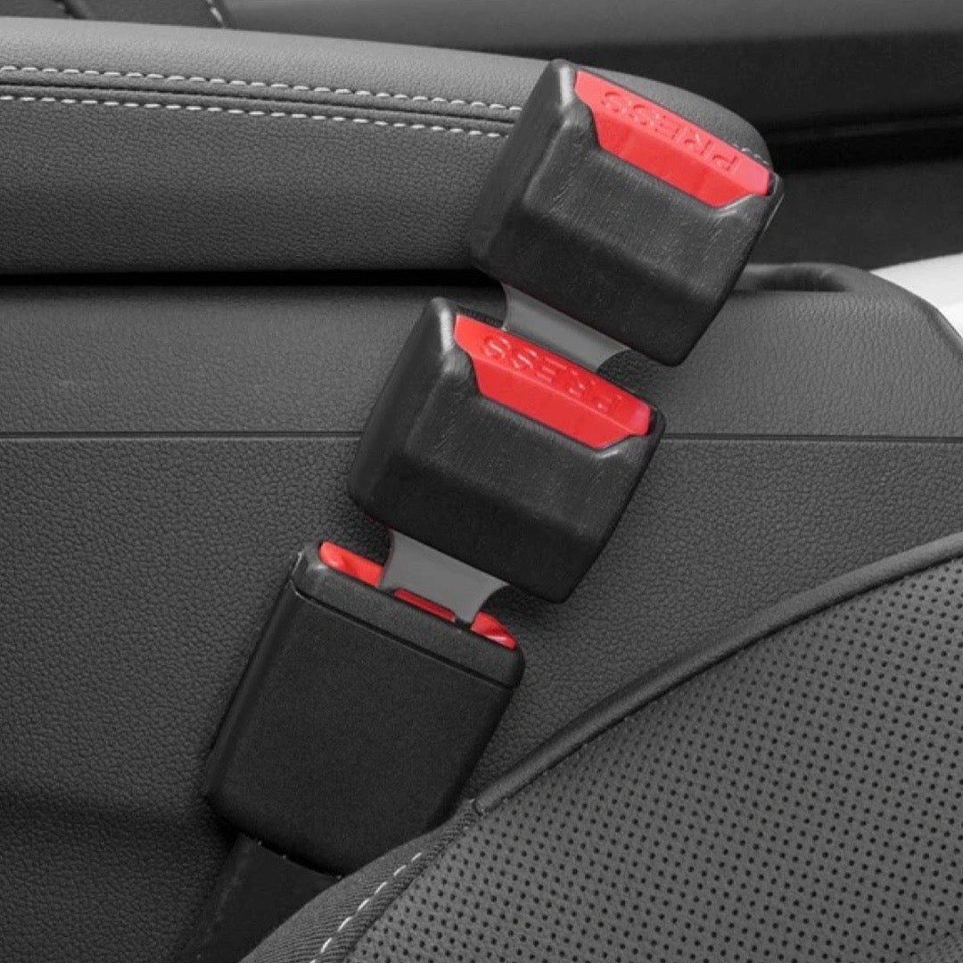 Seat Belt Clip Extender Buckle (2 pcs)-مشبك تمديد حزام الأمان (قطعتان)-Auto-Emporio-Kuwait.0