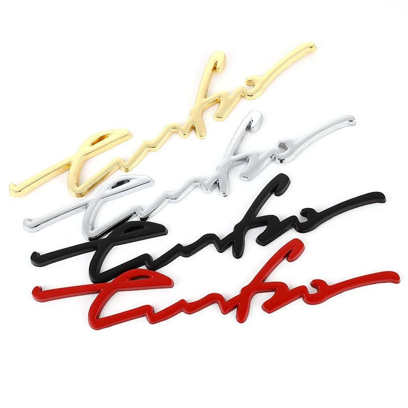 Signature Turbo 3D Badge Sticker-ملصق شارة توربو ثلاثي الأبعاد-Auto-Emporio-Kuwait.0