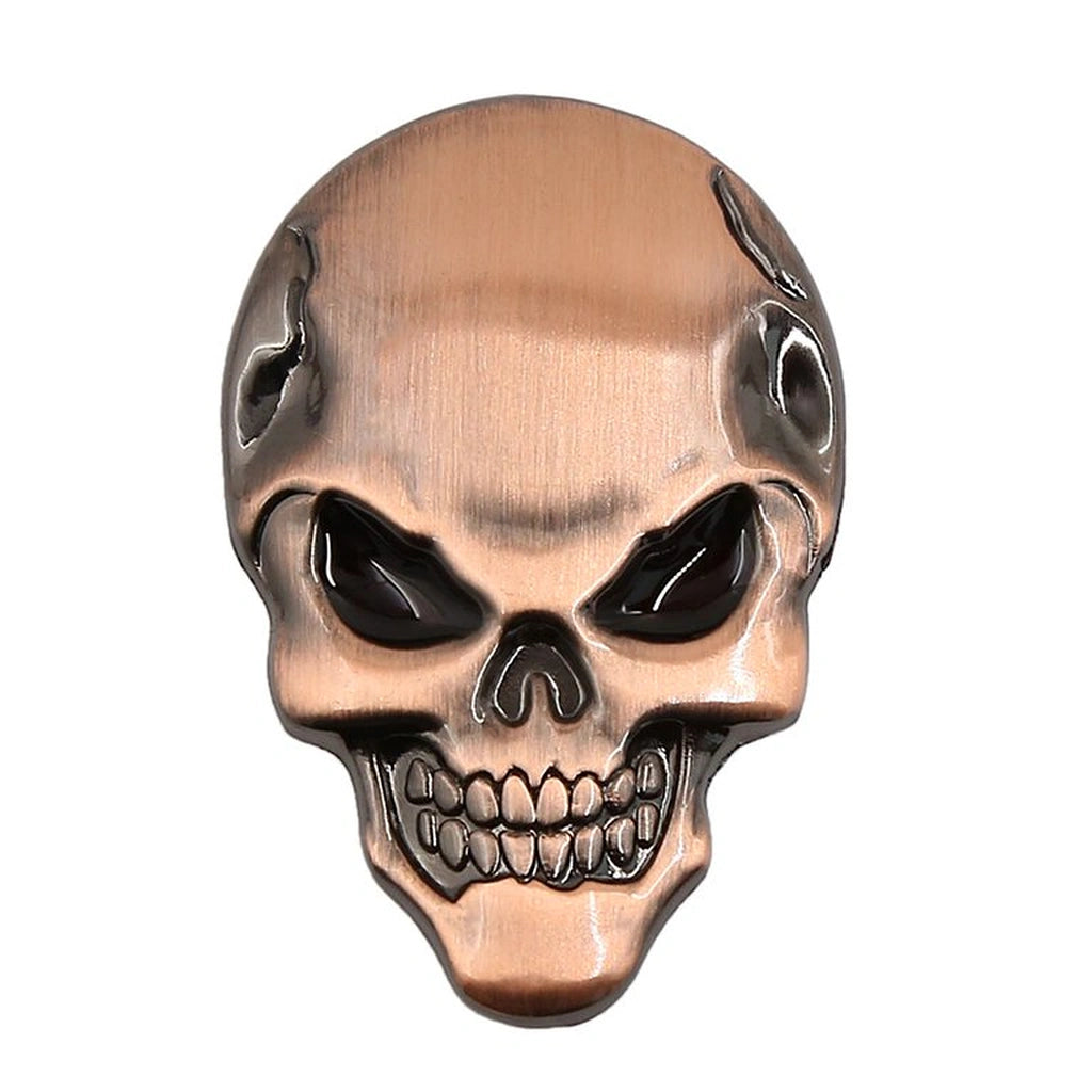 Skull 3D Badge Sticker-ملصق شارة الجمجمة ثلاثية الأبعاد-Auto-Emporio-Kuwait.0