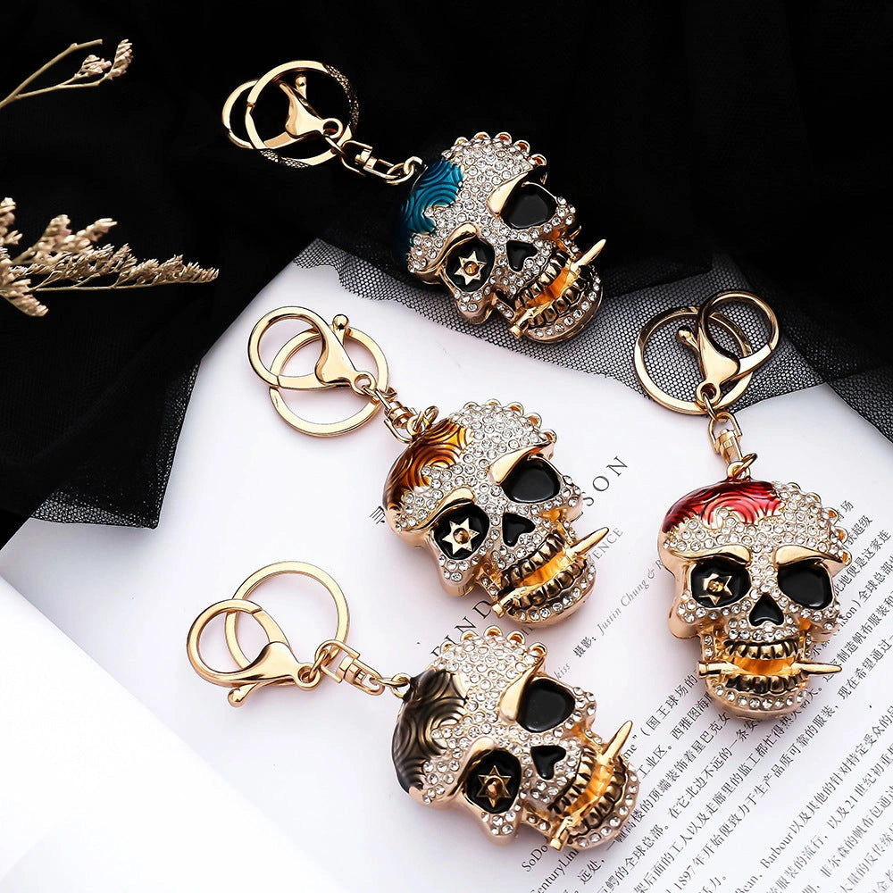 Skull Crystal Keychain-الجمجمة الكريستال المفاتيح-Auto-Emporio-Kuwait.0