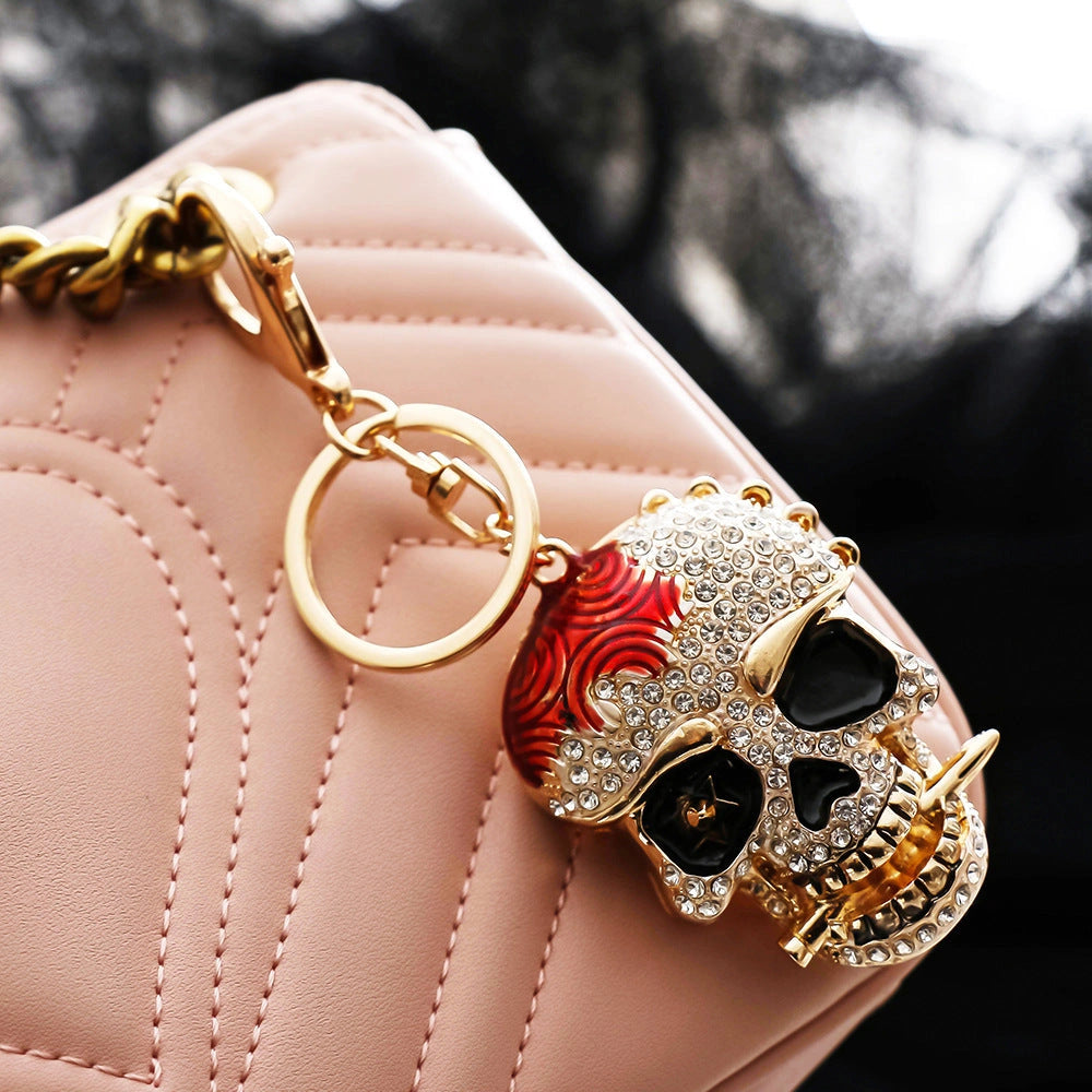 Skull Crystal Keychain-الجمجمة الكريستال المفاتيح-Auto-Emporio-Kuwait.0