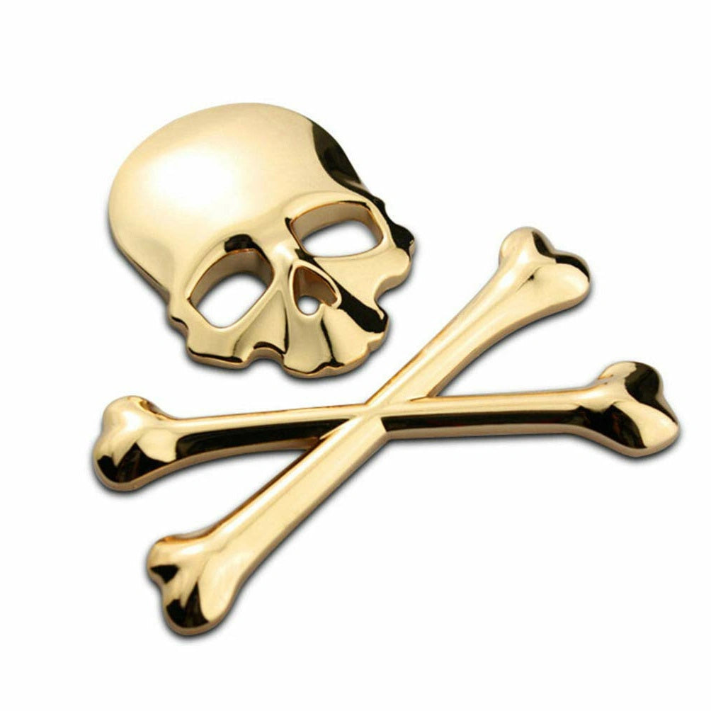 Skull Danger Badge Sticker-ملصق شارة خطر الجمجمة-Auto-Emporio-Kuwait.0