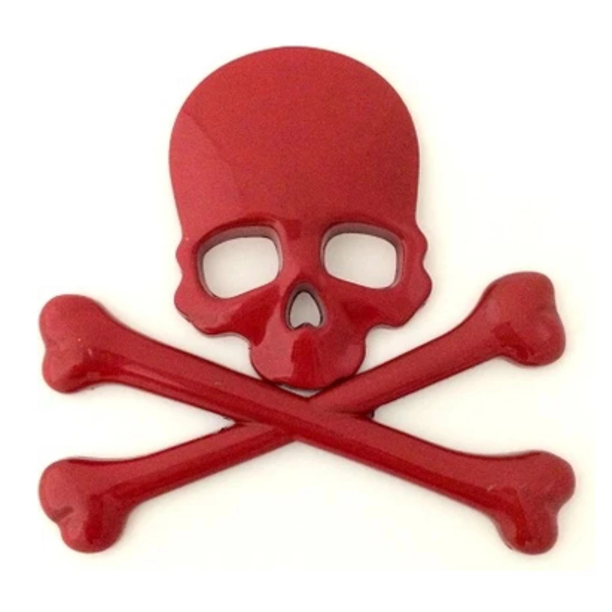 Skull Danger Badge Sticker-ملصق شارة خطر الجمجمة-Auto-Emporio-Kuwait.0