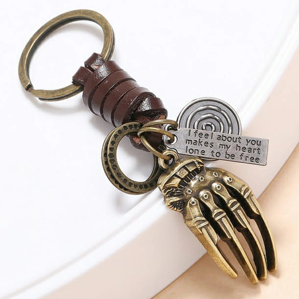 Skull Hand Keychain-سلسلة مفاتيح على شكل جمجمة-Auto-Emporio-Kuwait.0