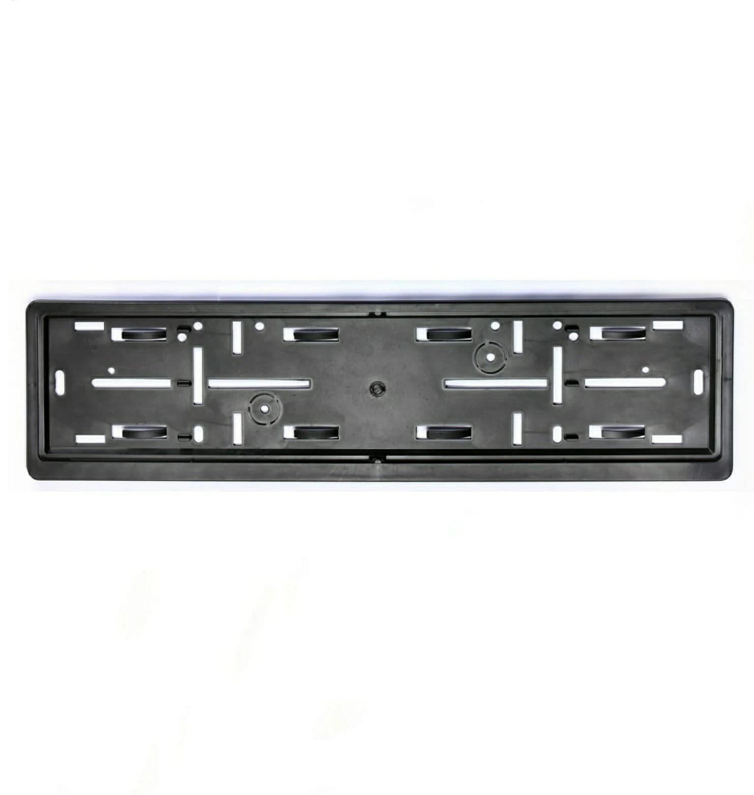 Slide License Number Plate Holder (2 pcs)-حامل لوحة رقم الترخيص المنزلق (2 قطعة)-Auto-Emporio-Kuwait.0