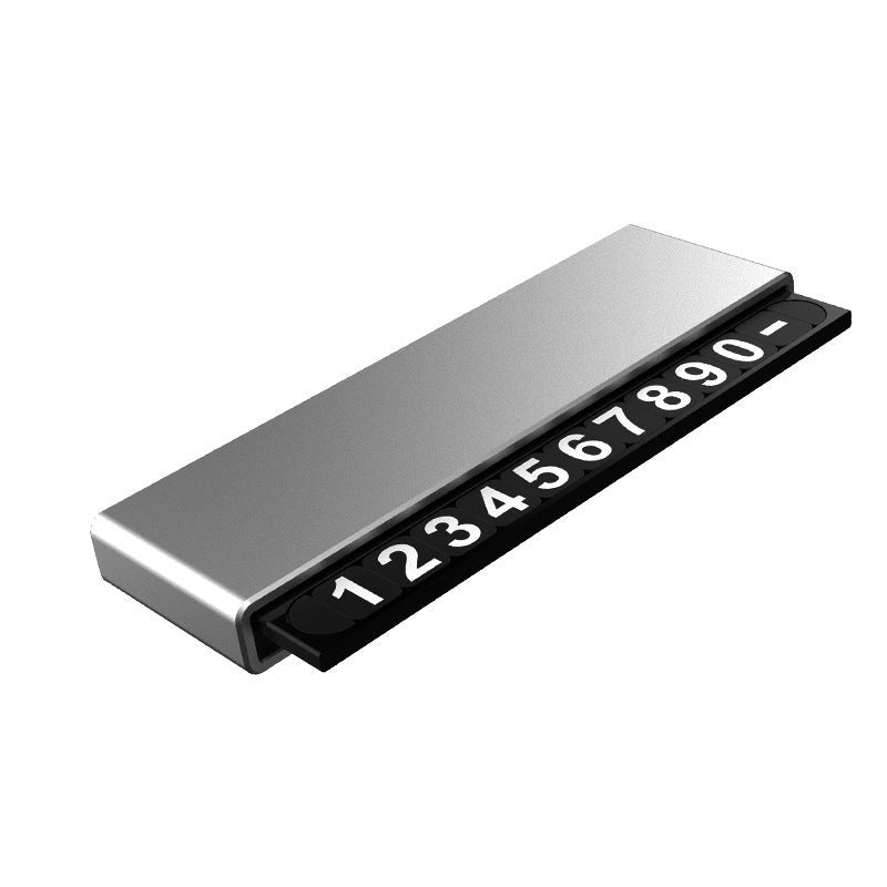 Slide Temporary Number Parking Card-قم بتمرير بطاقة وقوف السيارات ذات الرقم المؤقت-Auto-Emporio-Kuwait.0