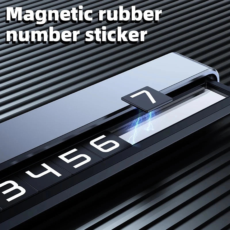 Slide Temporary Number Parking Card-قم بتمرير بطاقة وقوف السيارات ذات الرقم المؤقت-Auto-Emporio-Kuwait.0