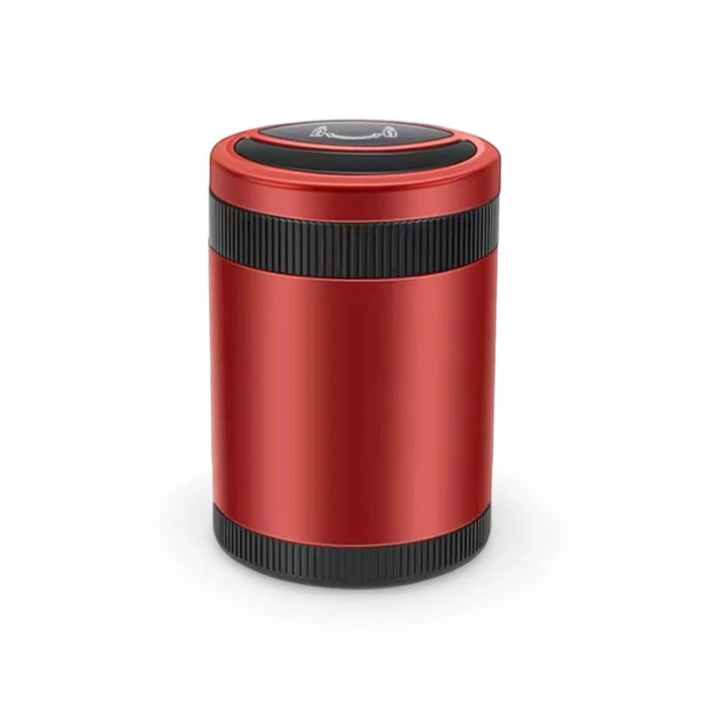 Smart Automatic Metal Ashtray with Infrared Sensor and LED Light-منفضة سجائر معدنية أوتوماتيكية ذكية مع مستشعر الأشعة تحت الحمراء وإضاءة LED-Auto-Emporio-Kuwait.0