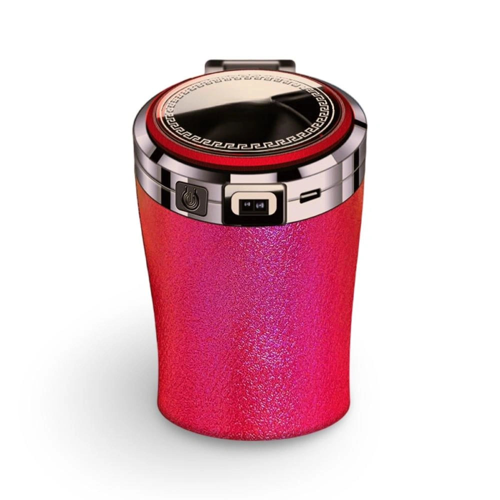 Smart Sensor Rechargeable Ashtray with AC Vent Clip-منفضة سجائر ذكية قابلة لإعادة الشحن مع مشبك تنفيس تيار متردد-Auto-Emporio-Kuwait.0