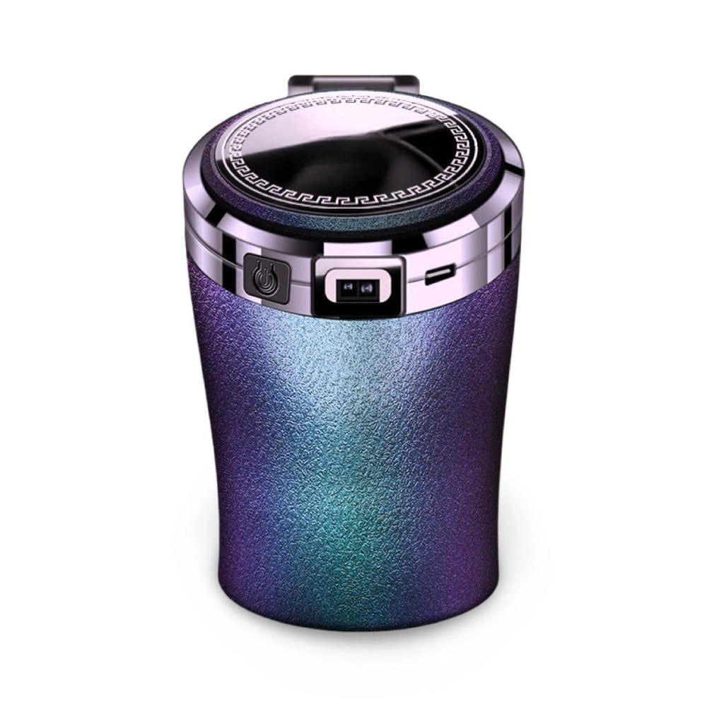 Smart Sensor Rechargeable Ashtray with AC Vent Clip-منفضة سجائر ذكية قابلة لإعادة الشحن مع مشبك تنفيس تيار متردد-Auto-Emporio-Kuwait.0