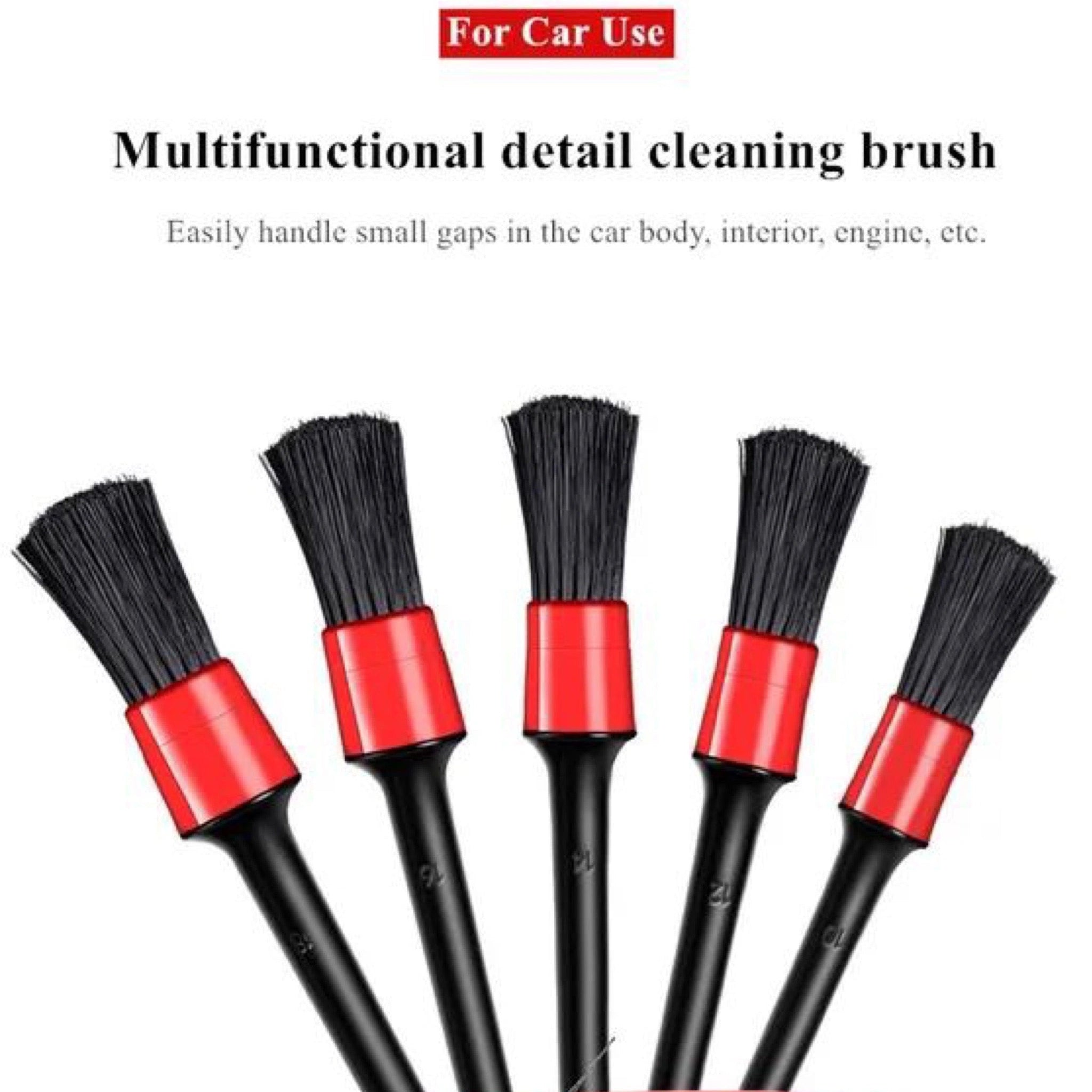 Soft 5pcs Detailing Brush Set-مجموعة فرش تفصيل ناعمة مكونة من 5 قطع-Auto-Emporio-Kuwait.0