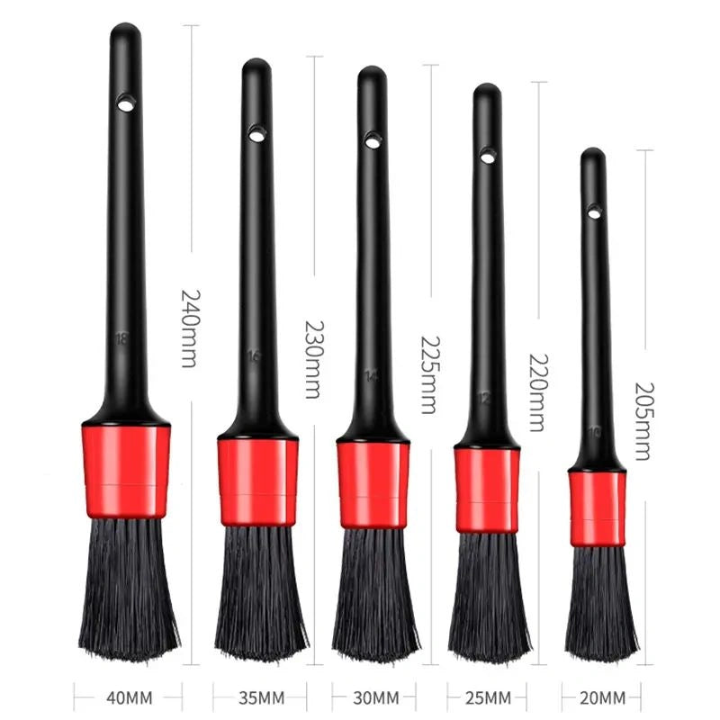 Soft 5pcs Detailing Brush Set-مجموعة فرش تفصيل ناعمة مكونة من 5 قطع-Auto-Emporio-Kuwait.0