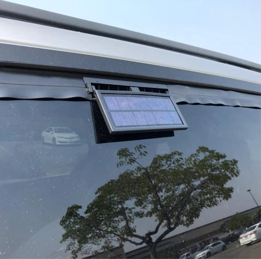 Solar Powered Triple Car Exhaust Fan System-نظام مروحة عادم السيارة الثلاثي الذي يعمل بالطاقة الشمسية-Auto-Emporio-Kuwait.0