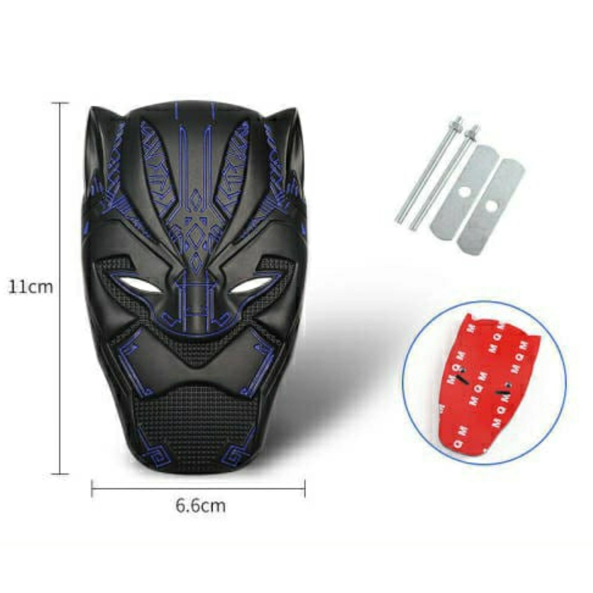 Black Panther Metal Grille Badge/Sticker-شارة/ملصق الشبكة المعدنية للنمر الأسود-Auto-Emporio-Kuwait.0