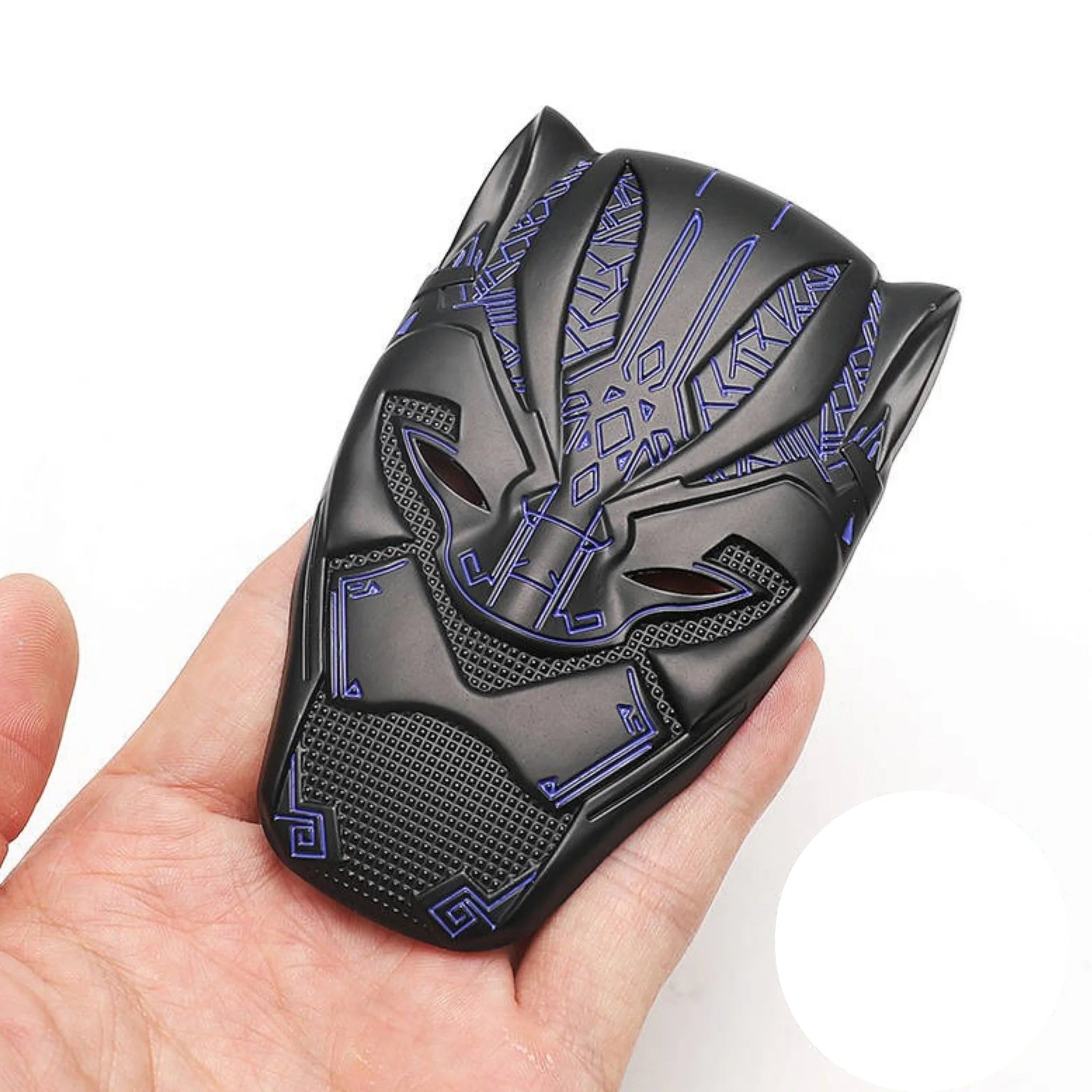 Black Panther Metal Grille Badge/Sticker-شارة/ملصق الشبكة المعدنية للنمر الأسود-Auto-Emporio-Kuwait.0