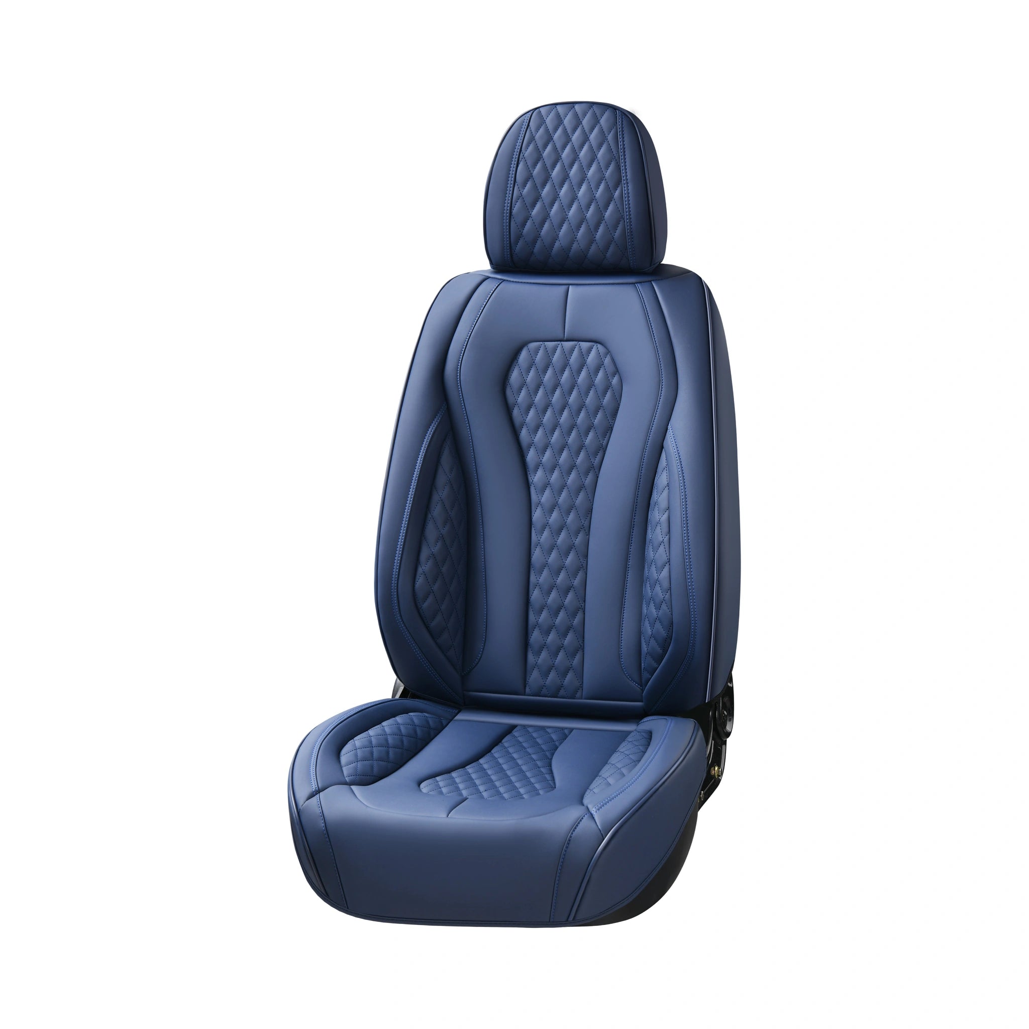 Stylish Leather Seat Covers (5 pcs set)-أغطية مقاعد جلدية أنيقة (طقم 5 قطع)-Auto-Emporio-Kuwait.0