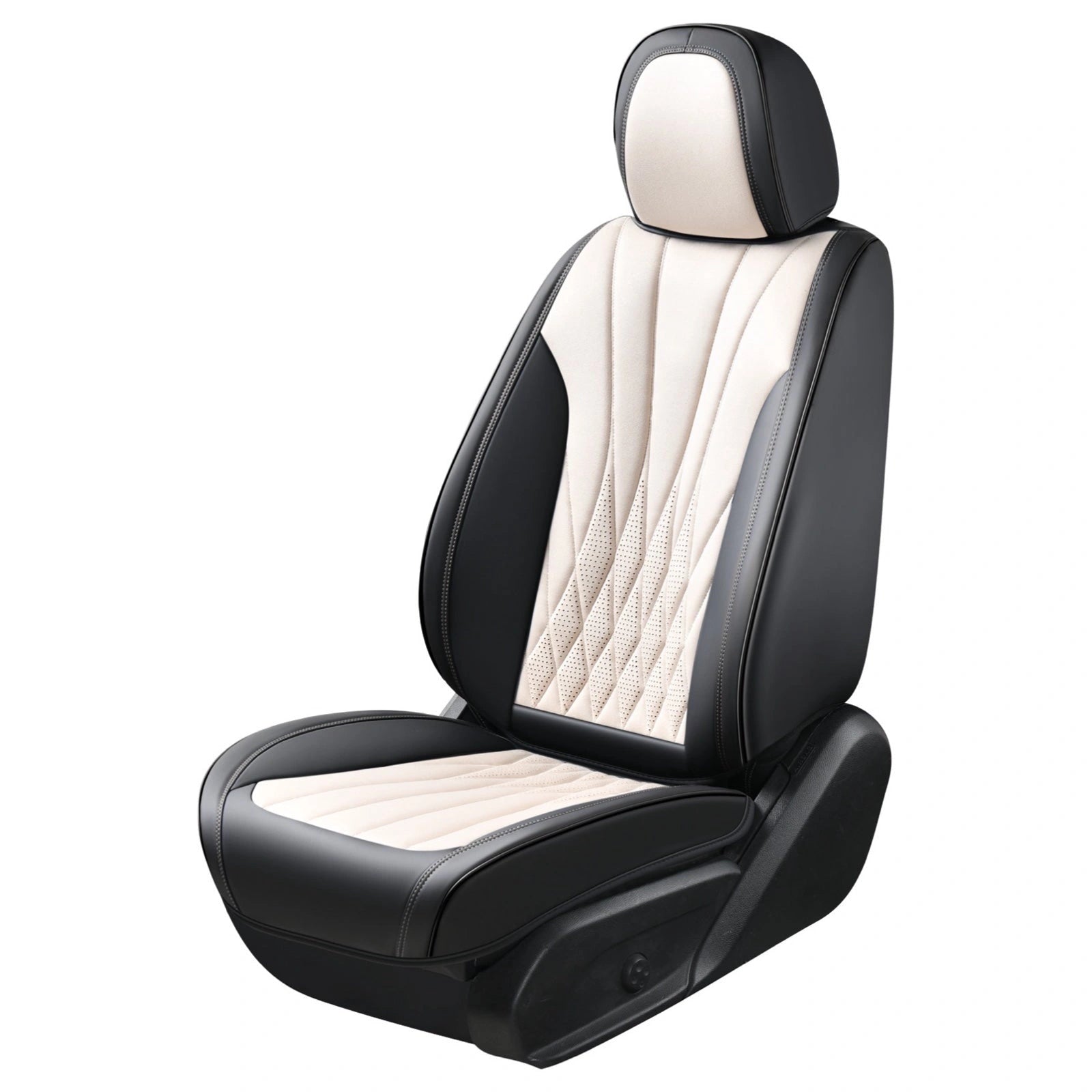 Suede Leather Seat Covers (5 pcs set)-أغطية مقاعد من الجلد السويدي (طقم مكون من 5 قطع)-Auto-Emporio-Kuwait.0