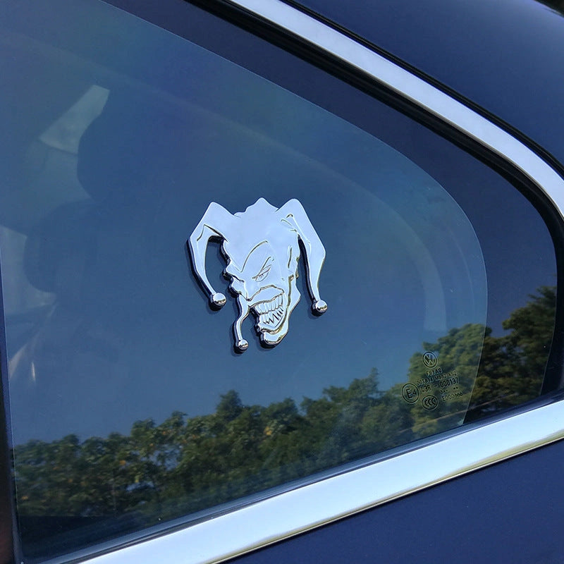 Suicide Squad Joker Badge Sticker-ملصق شارة الجوكر للفرقة الانتحارية-Auto-Emporio-Kuwait.0