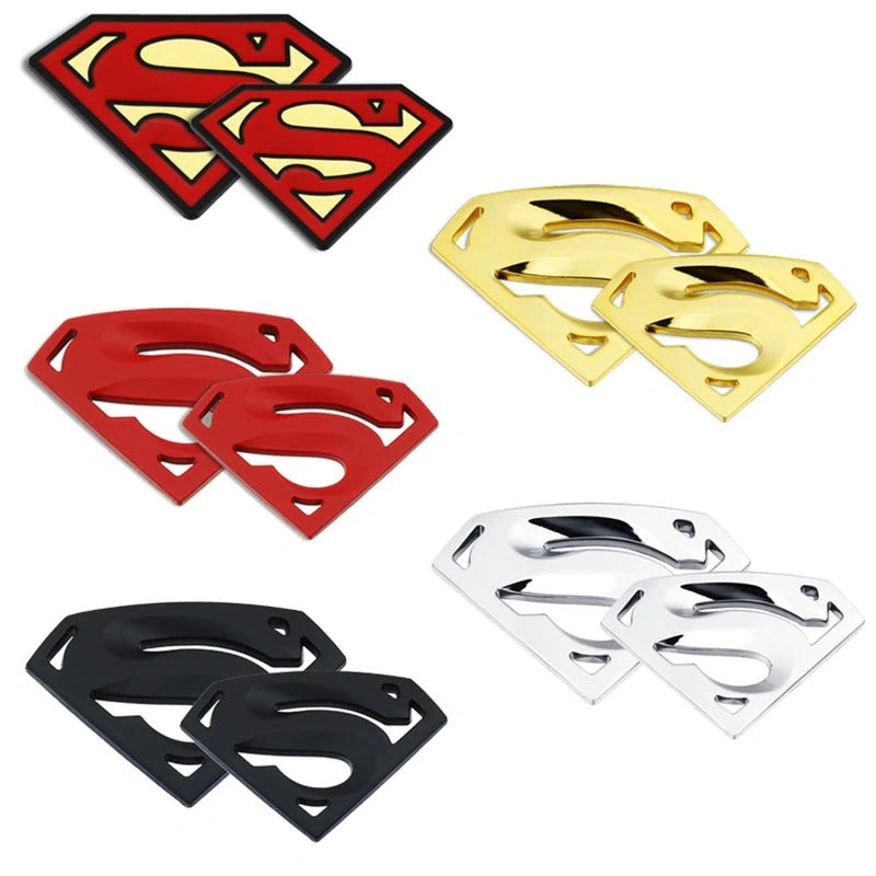 Superman Badge Sticker-ملصق شارة سوبرمان-Auto-Emporio-Kuwait.0
