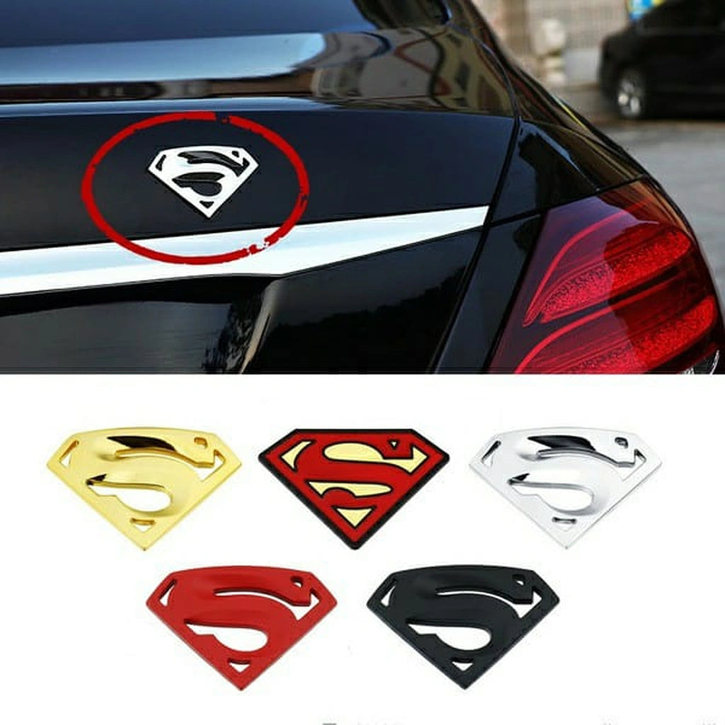Superman Badge Sticker-ملصق شارة سوبرمان-Auto-Emporio-Kuwait.0