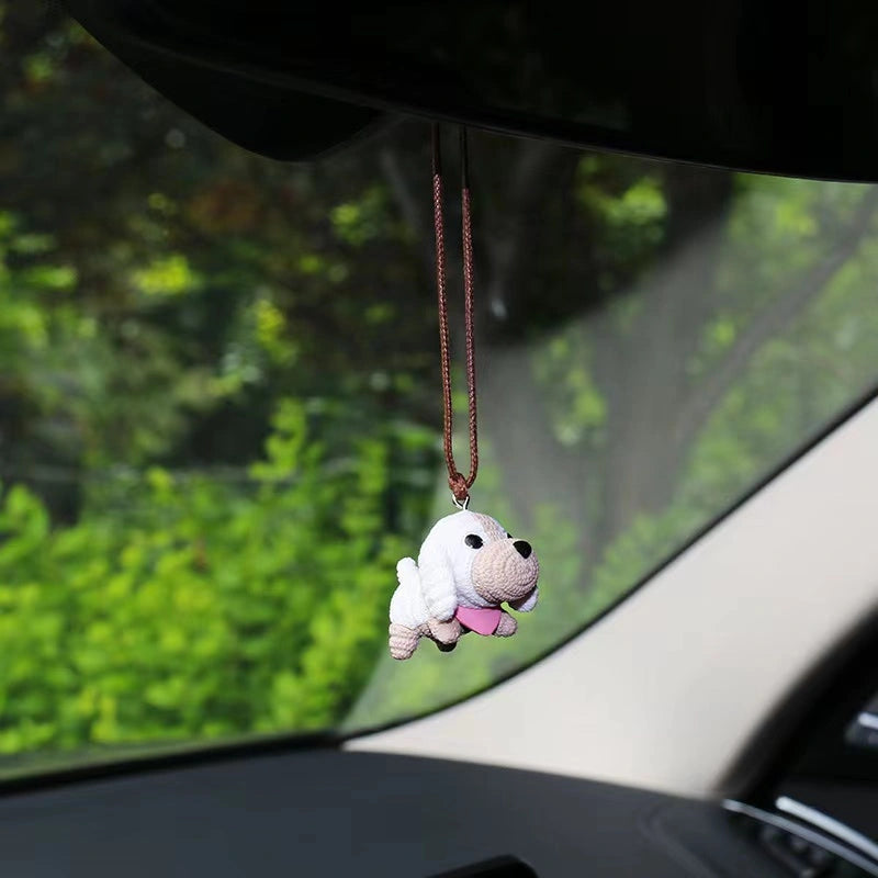 Swinging Cute Dog Pendant-يتأرجح قلادة الكلب لطيف-Auto-Emporio-Kuwait.0