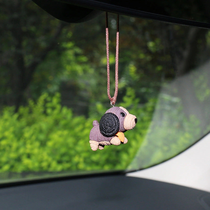 Swinging Cute Dog Pendant-يتأرجح قلادة الكلب لطيف-Auto-Emporio-Kuwait.0