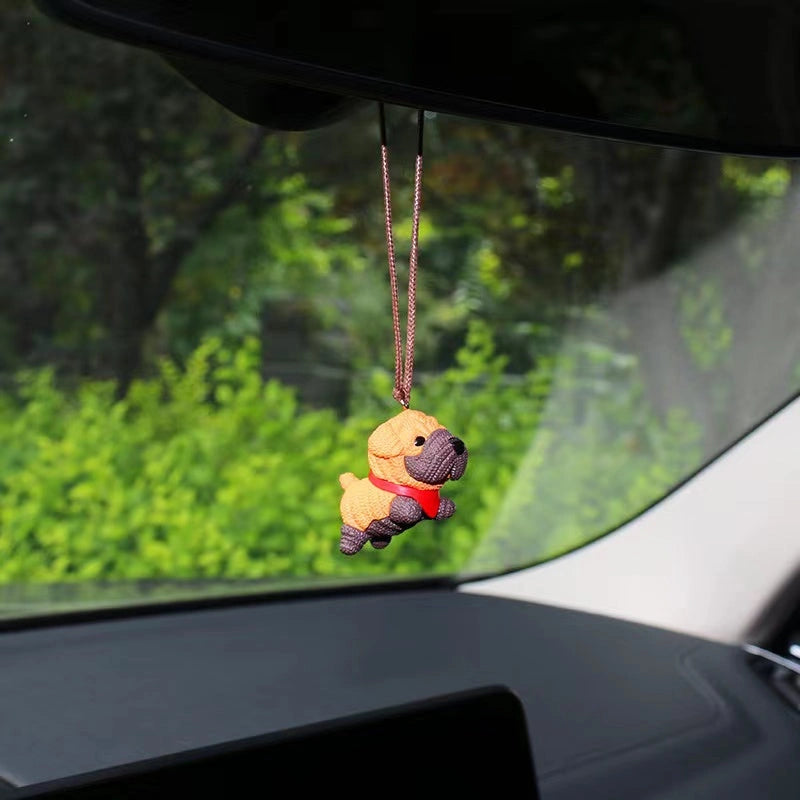 Swinging Cute Dog Pendant-يتأرجح قلادة الكلب لطيف-Auto-Emporio-Kuwait.0