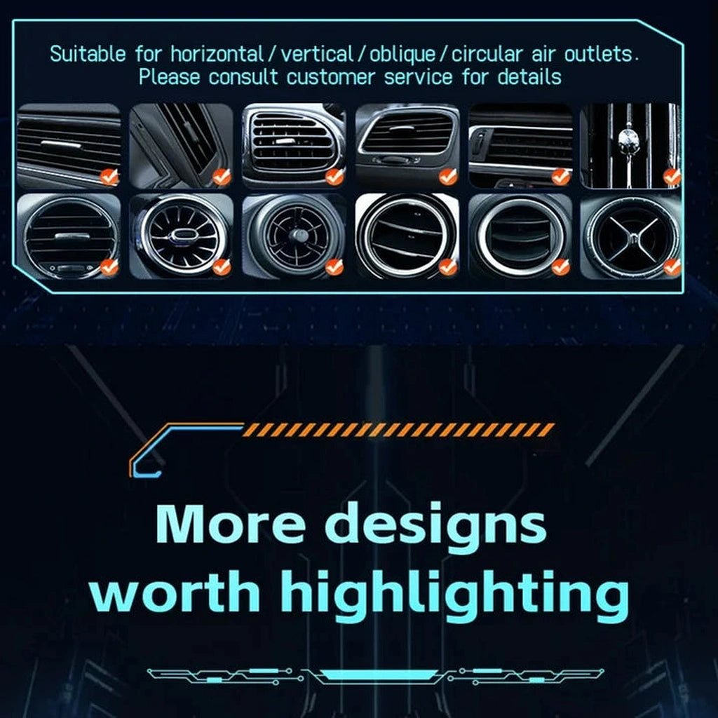 T9 Wireless Fast Charger Magnetic Sensor Mobile Holder-حامل الهاتف المحمول بمستشعر مغناطيسي وشاحن لاسلكي سريع T9-Auto-Emporio-Kuwait.0