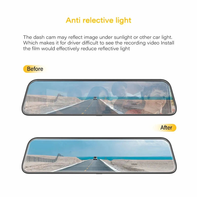 WOLFBOX 12inch Anti-Glare Film for G900 PRO/TRIPRO Mirror Dash Cam-فيلم WOLFBOX 12 بوصة مضاد للوهج لكاميرا G900 PRO/TRIPRO Mirror Dash Cam-Auto-Emporio-Kuwait.0