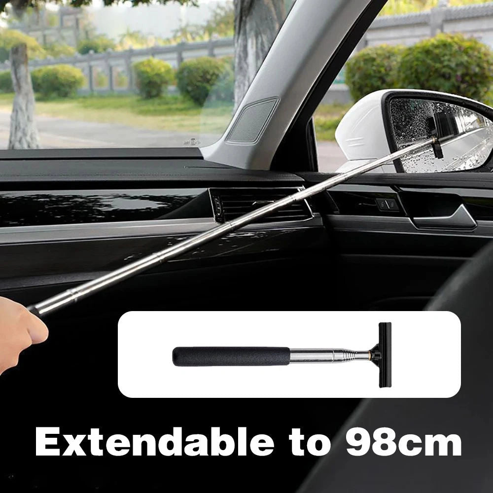 Telescopic Rearview Mirror Squeegee Metal Wiper-تلسكوبي مرآة الرؤية الخلفية ممسحة معدنية-Auto-Emporio-Kuwait.0