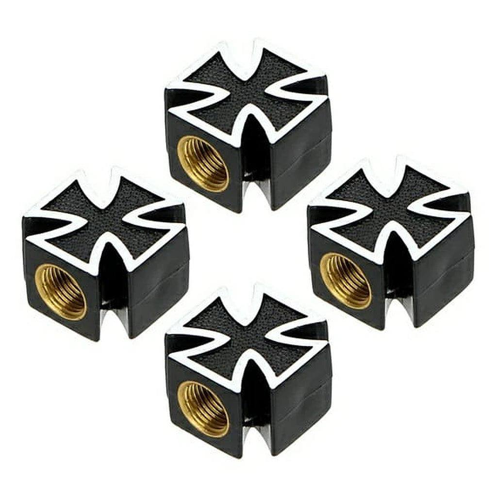 Tire Valve Caps Cross-قبعات صمام الإطارات متقاطعة-Auto-Emporio-Kuwait.0