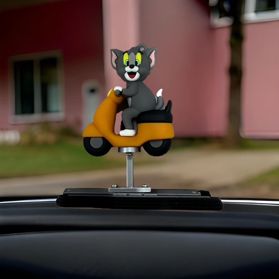 Tom on Scooter Dashboard Sliding Doll-دمية توم أون سكوتر المنزلقة على لوحة القيادة-Auto-Emporio-Kuwait.0