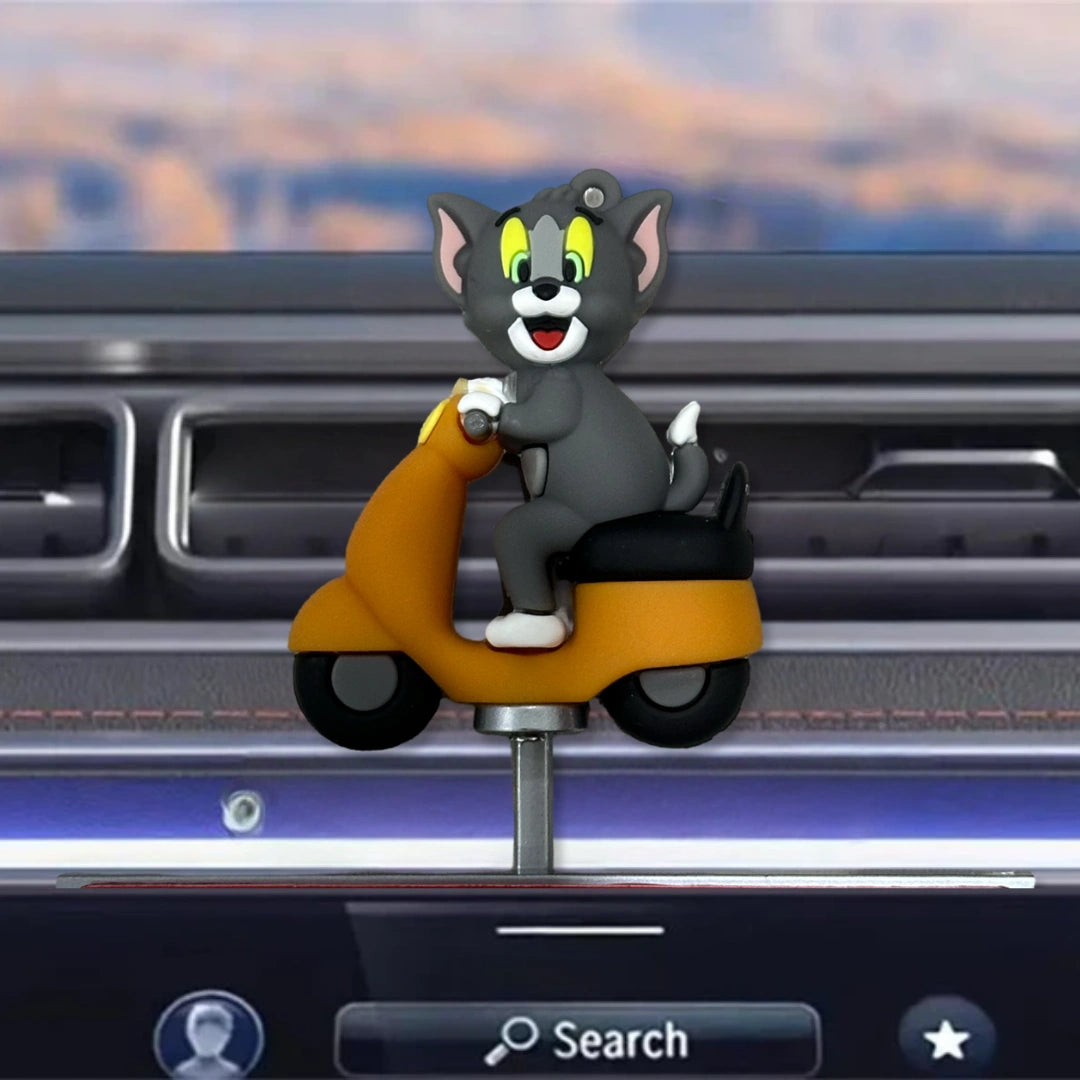 Tom on Scooter Display Screen Sliding Doll-توم على شاشة عرض سكوتر دمية منزلقة-Auto-Emporio-Kuwait.0