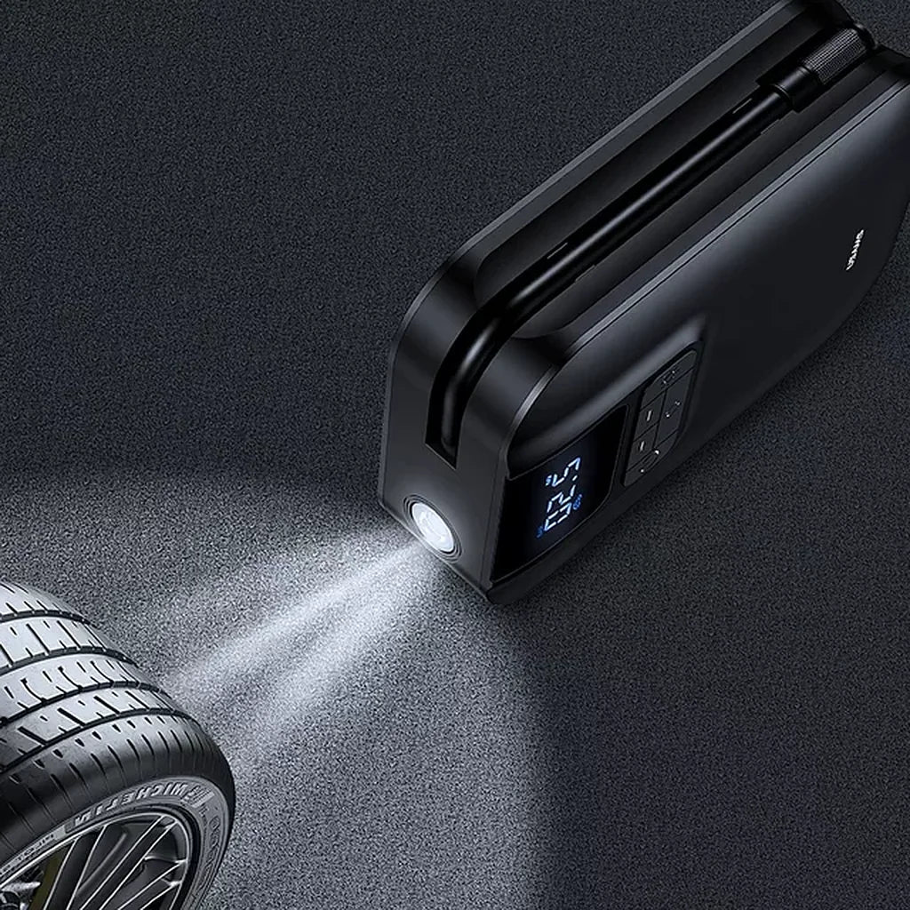 USAMS Digital Air Pump Compressor and Tire Pressure Monitor-USAMS ضاغط مضخة الهواء الرقمي ومراقبة ضغط الإطارات-Auto-Emporio-Kuwait.0