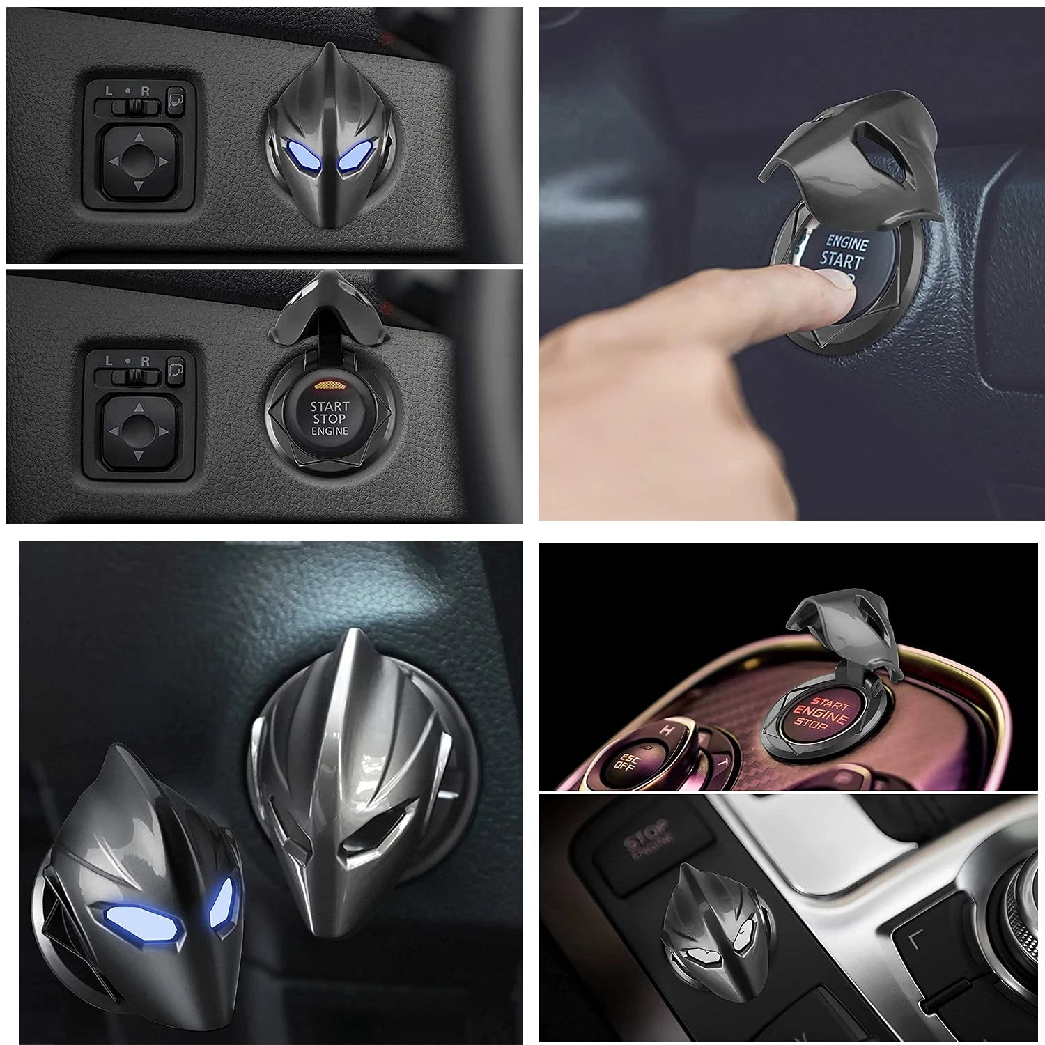 Ultron Start Stop Button Cover-غطاء زر إيقاف التشغيل من Ultron-Auto-Emporio-Kuwait.0
