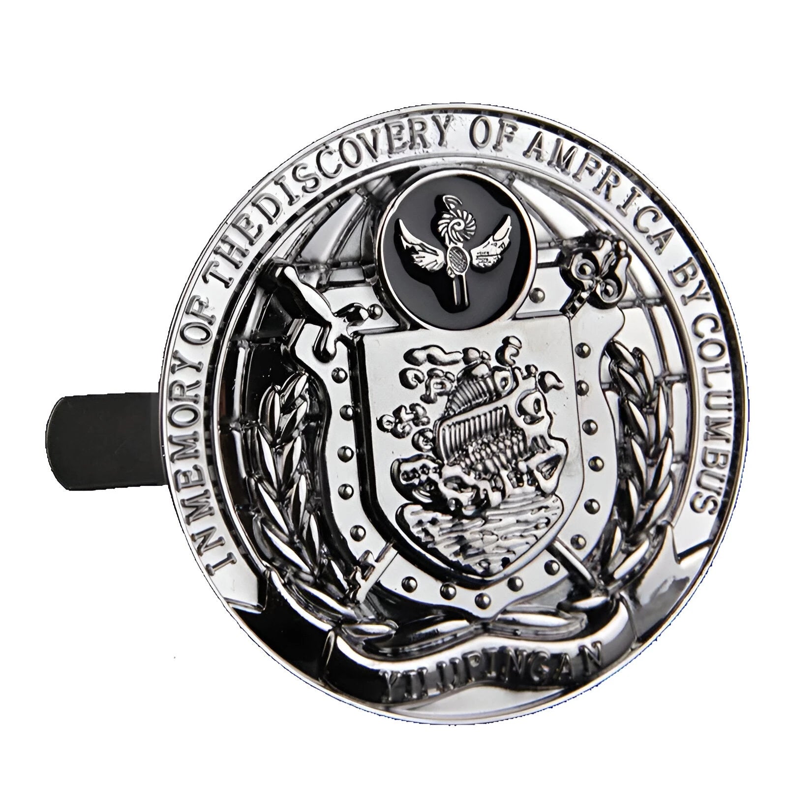 VIP Columbus 3D Car Grille Badge-شارة مصبغة سيارة VIP كولومبوس ثلاثية الأبعاد-Auto-Emporio-Kuwait.0