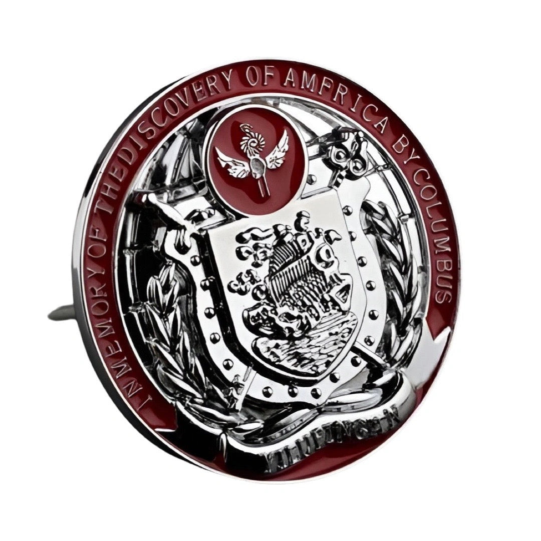 VIP Columbus 3D Car Grille Badge-شارة مصبغة سيارة VIP كولومبوس ثلاثية الأبعاد-Auto-Emporio-Kuwait.0