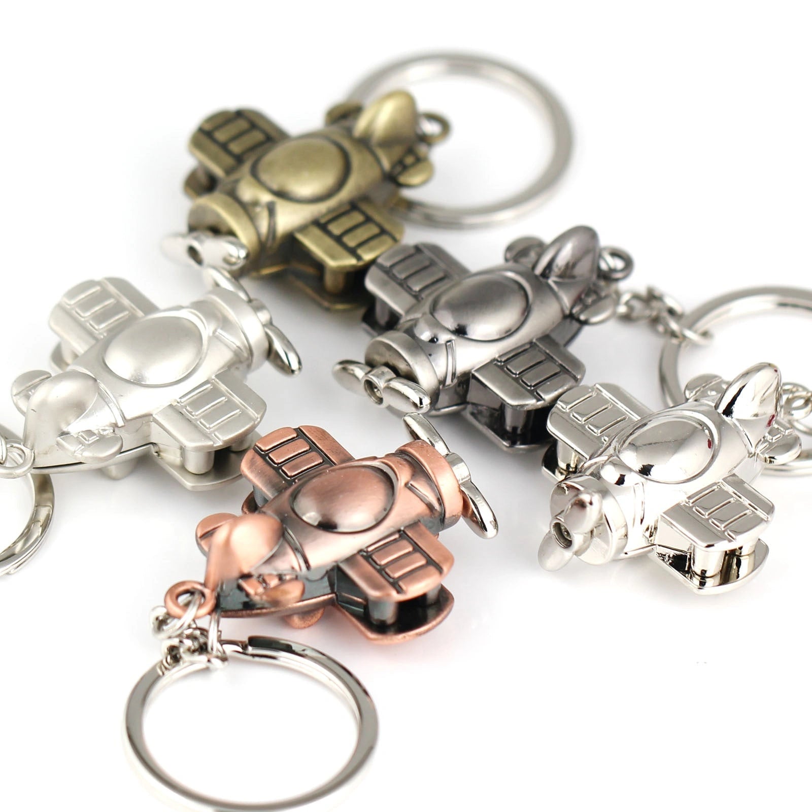 Vintage Plane Keychain-سلسلة المفاتيح الطائرة خمر-Auto-Emporio-Kuwait.0