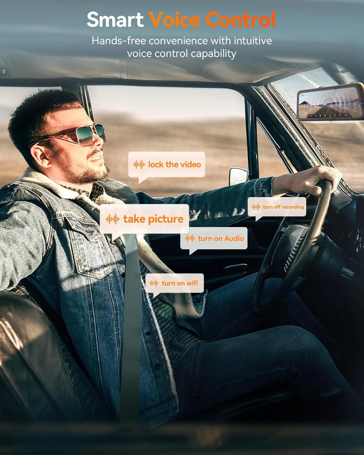 WOLFBOX G900 PRO 4K+2.5K 2CH 12” Mirror Dash Cam with SONY STARVIS 2 IMX678 & 5G WiFi-WOLFBOX G900 PRO 4K+2.5K 2CH 12 بوصة كاميرا داش مرآة مع SONY STARVIS 2 IMX678 و5G WiFi-Auto-Emporio-Kuwait.0