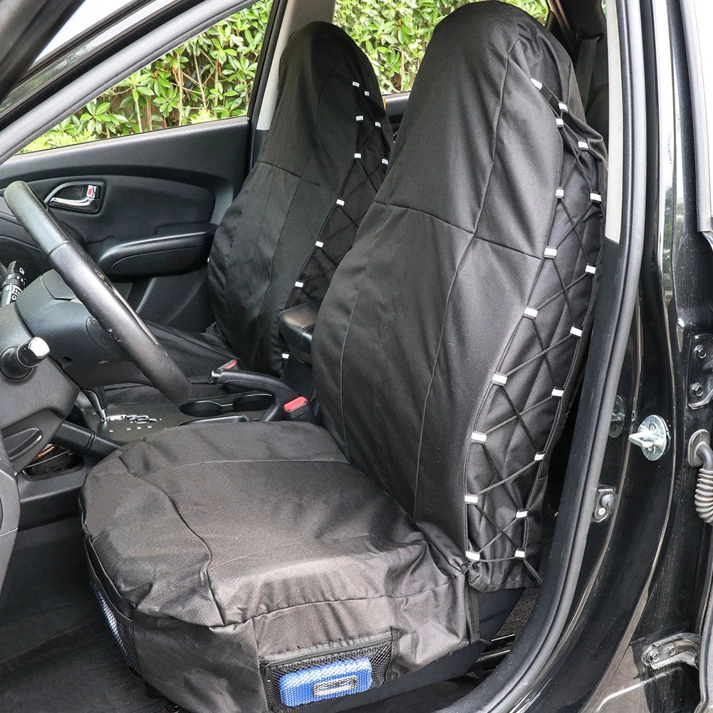 Waterproof Seat Cover & Organizer (1 pc)-غطاء مقعد مقاوم للماء ومنظم (قطعة واحدة)-Auto-Emporio-Kuwait.0