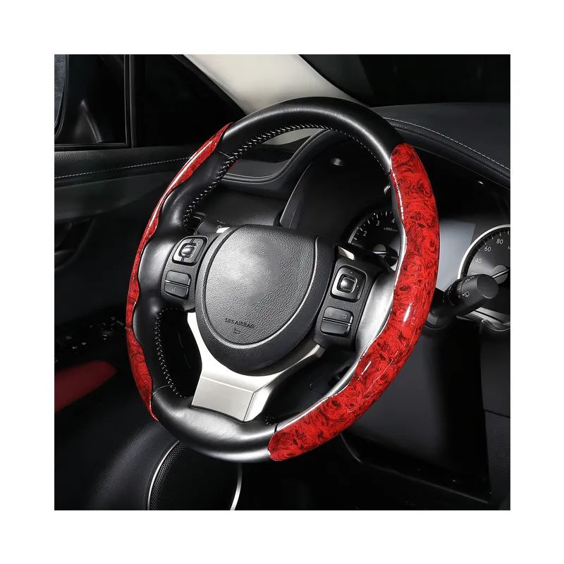 Wooden Grip Steering Wheel Covers