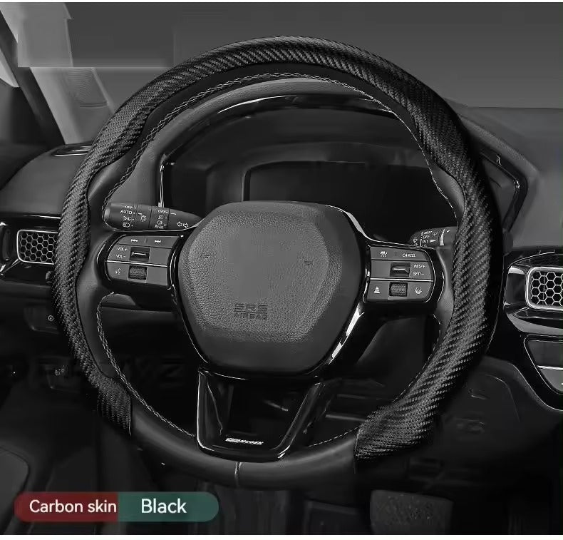 Carbon Fiber Grip Steering Wheel Covers