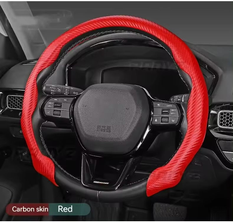 Carbon Fiber Grip Steering Wheel Covers