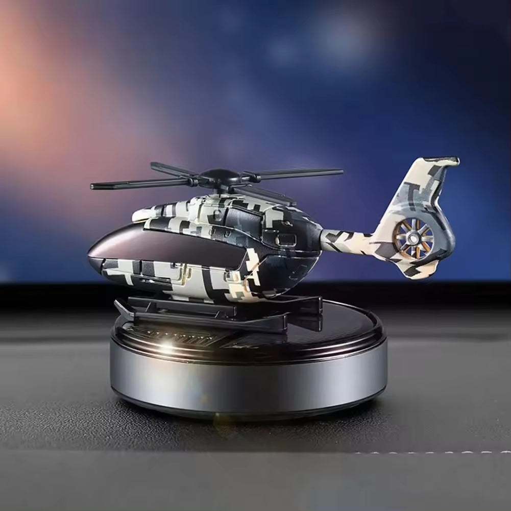 Helicopter Solar Rotating Propeller Air Freshener Diffuser