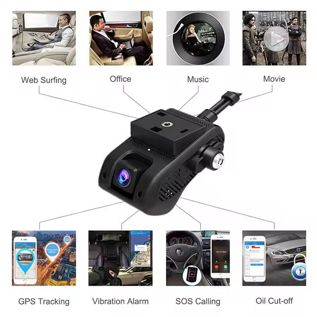 JIMIIOT JC261 4G AI Dash Cam DVR, DMS, ADAS, Wi-Fi, GPS